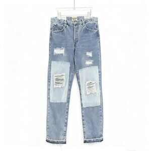Gallery Dept.Distressed Patch Washed Jeans